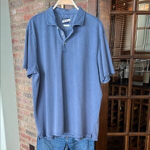 johnnie-O Men's Classic Blue Polo